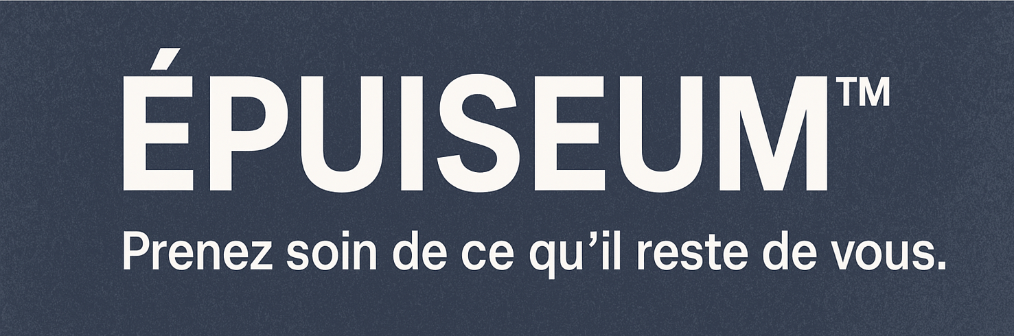 ÉPUISEUM™ — bandeau publicitaire