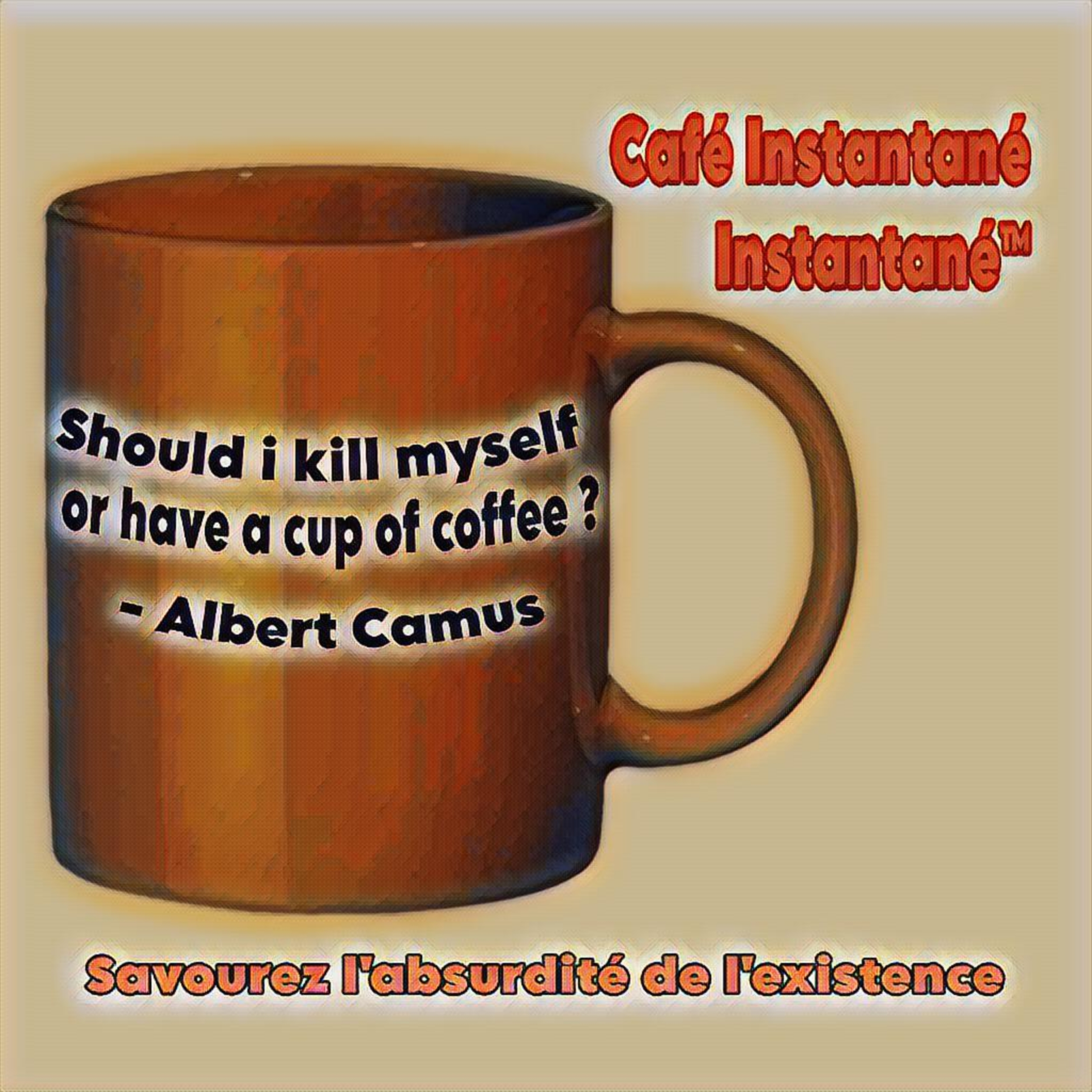 Café Instantané Instantané — tasse vide